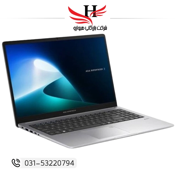 لپ تاپ ایسوس P1503CVA Core i5 13420H با رم 16 گیگابایت و حافظه SSD 512GB مناسب کاربری اداری و سازمانی | خرید تکی و عمده از نمایندگی رسمی هیوارو شهرضا اصفهان و استان تهران